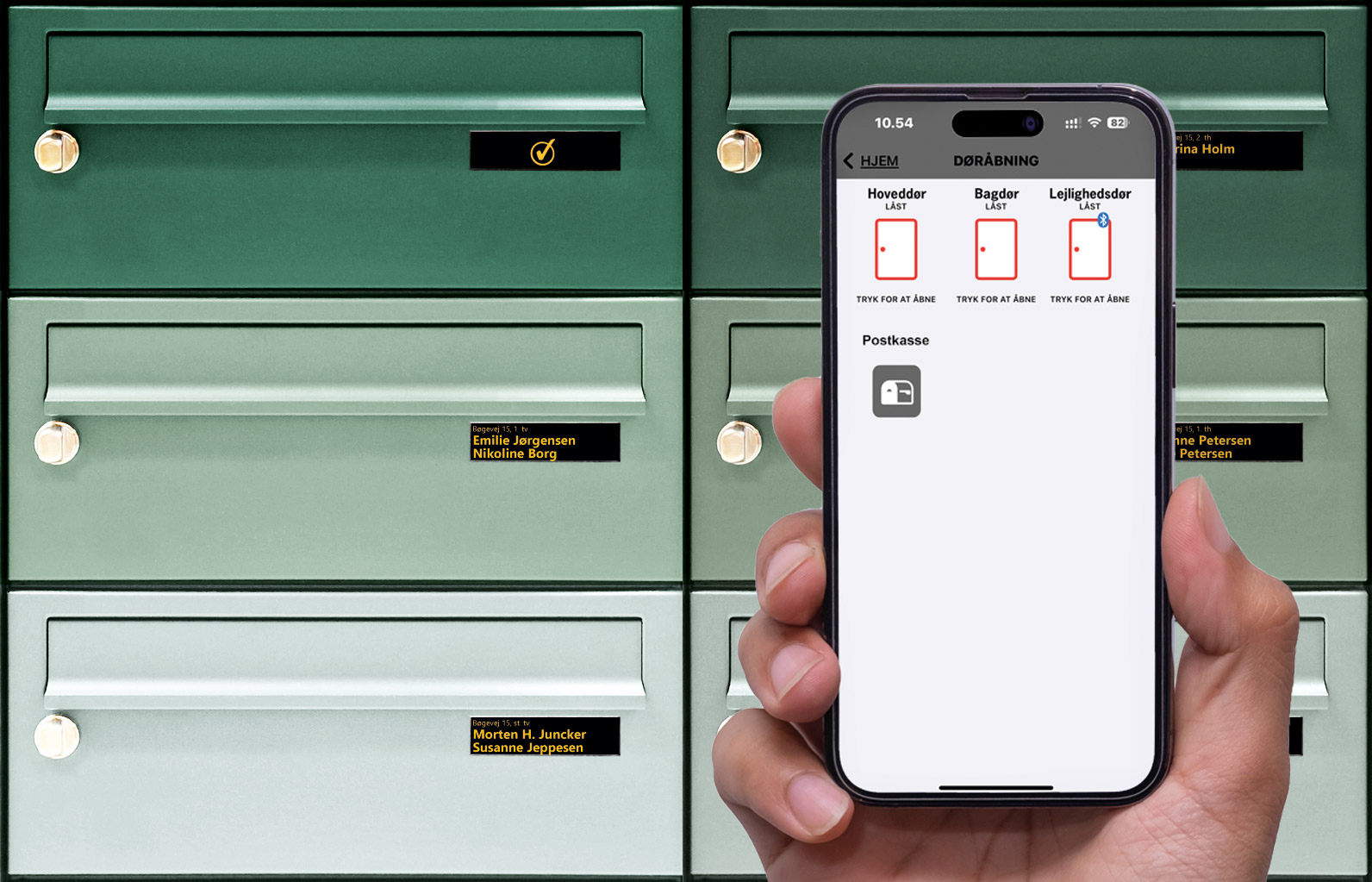 Aaben din postkasse med mobilen - Digitale postkasseanlæg