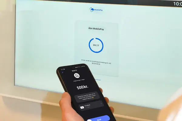 Book og betal via MobilePay i Scantron bookingsystem