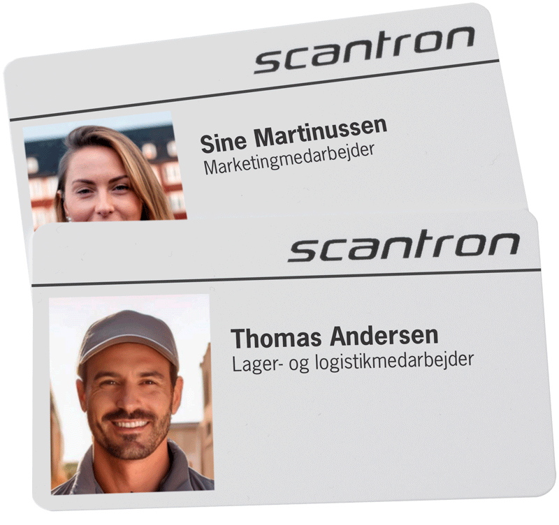 Design af adgangskort scantron web - Design egne adgangskort