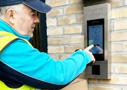 Adgangssystem med SAGA IP dørstation