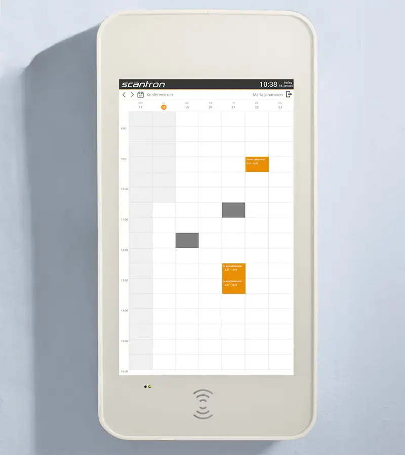 Gør det nemt at booke et mødelokale med adgangskontrol til erhverv
