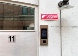 SAGA dørstation ved Kongens Bryghus