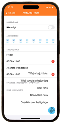 MultiApp Pro arbejdstider iphone fritlagt web - MultiApp® Pro