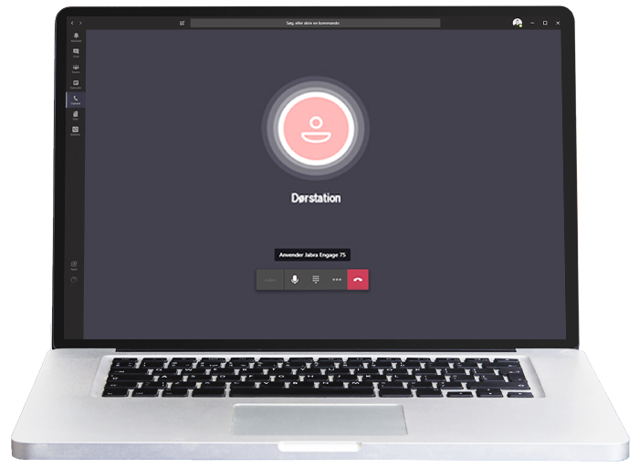 Opkald til PC teams skype - SAGA Pro