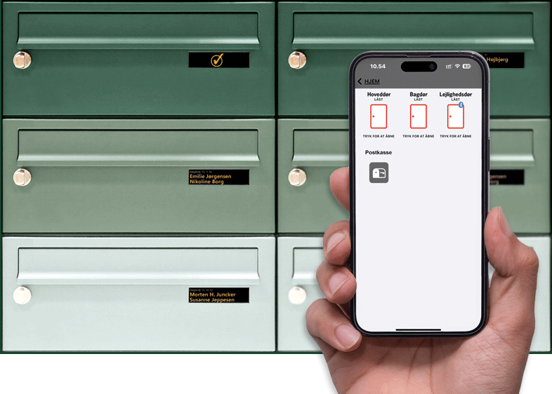 Postkasseaabning via mobil - Åben døren med din smartphone