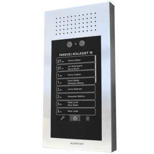 SAGA IP dørtelefon med touchskærm administreres online via PC/smartphone