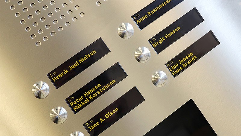 Serie410D digitale navne displays - Kommunikationssøjler
