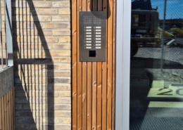 Planforsænket serie 410 dørtelefon i rustfrit stål