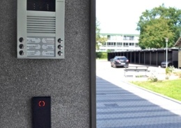VPES dørstation og Nexus læser ved Søndervangen