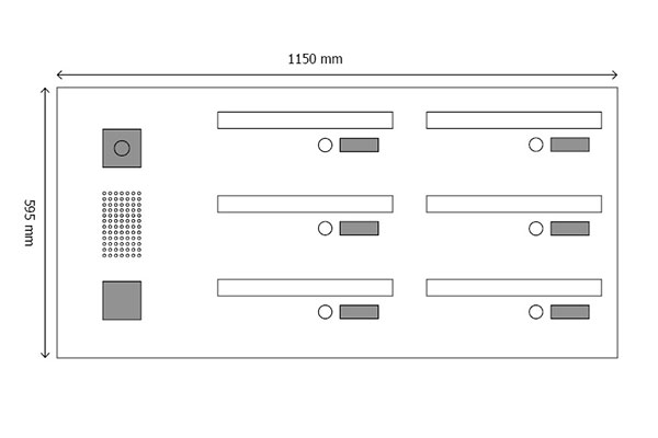 Tegning web - Serie 610 med postkasser