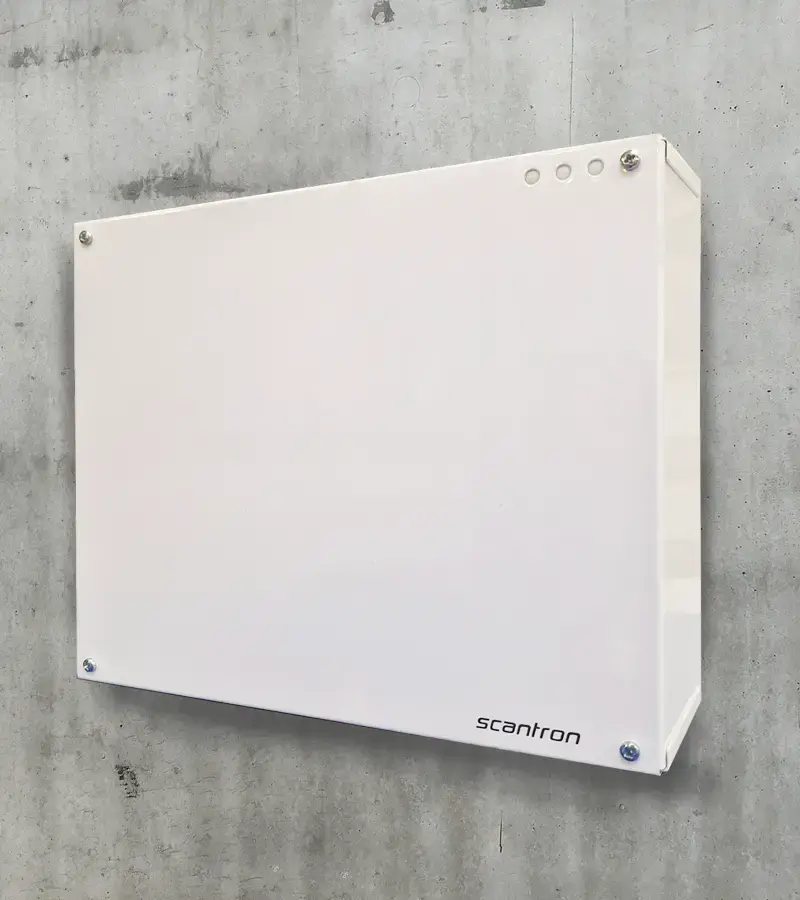 Scantron UX-kabinet til Plug and Play montage og programmering