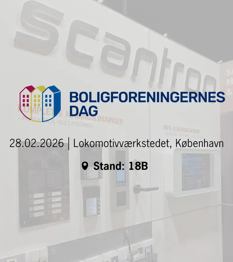 Mød Scantron på Boligforeningernes Dag 2026 d. 28. februar
