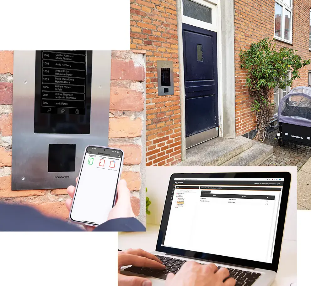 Digitalt adgangssystem til boligforeningen fra Scantron