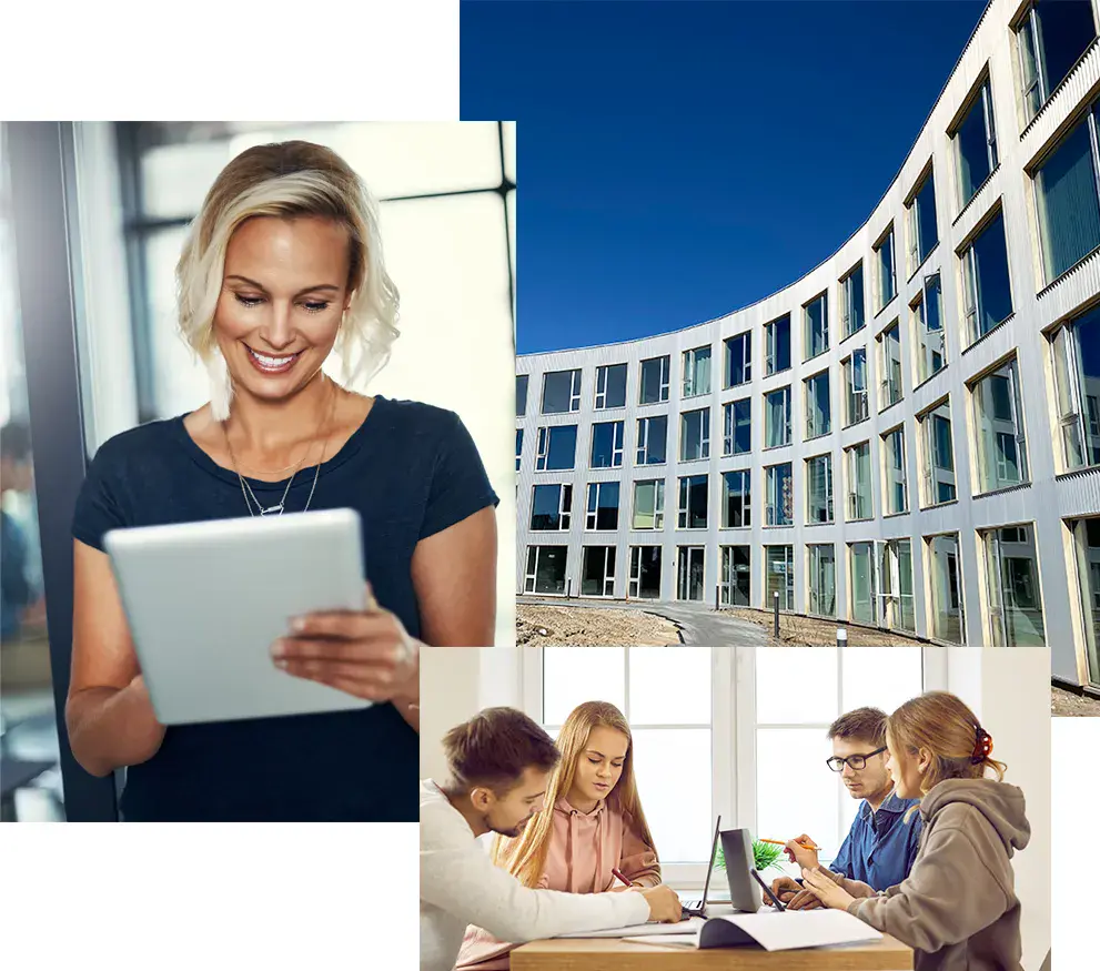 digitalt-adgangssystem-til-kollegiet_1 Digitalt adgangssystem med adgangskontrol og dørtelefoni til kollegier, der er nemt at administrere.