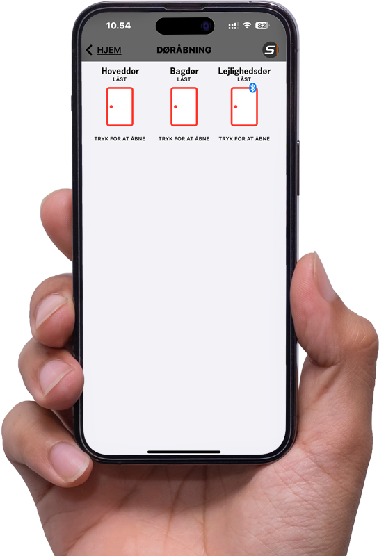 doeraabning via mobil naer - Åben døren med din smartphone