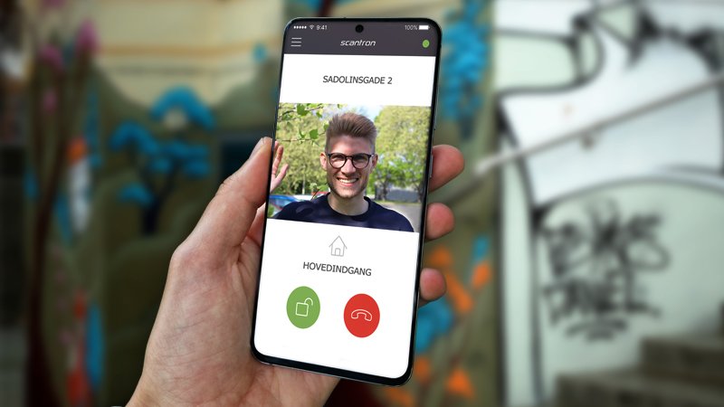doertelefon med kamera ringer til app - Dørtelefon med kamera