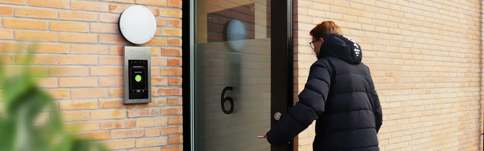 Plug and Play dørtelefonanlæg med indgang