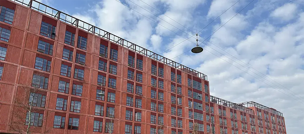 sydhavnsgade-oversigt Scantron har leveret en moderne adgangsløsning til Sydhavnsgade, der tæller 333 ungdomsboliger og 17 hotellejligheder